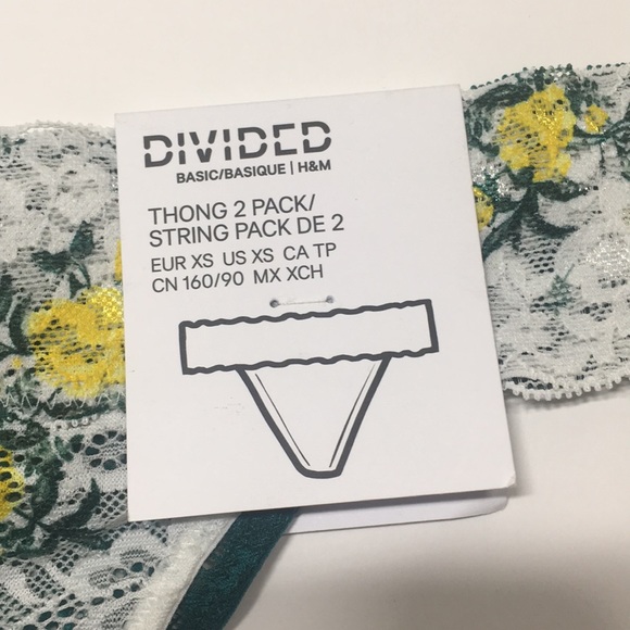 H&M 2 pack of thong lace panties. - Picture 5 of 5